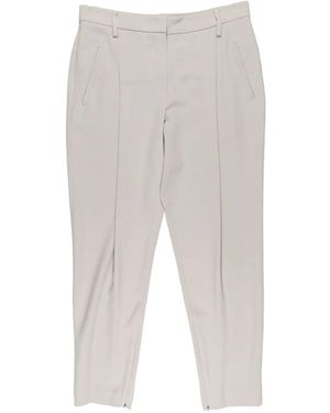 Brunello Cucinelli Pleated Trousers - White