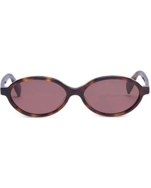 Viktor & Rolf Oval-Frame Sunglasses - Pink
