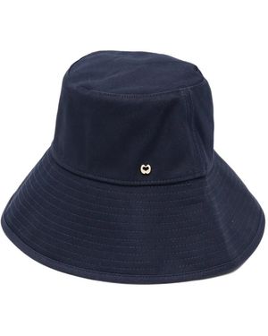 Maje Cotton Floppy Hat With Cord - Blue
