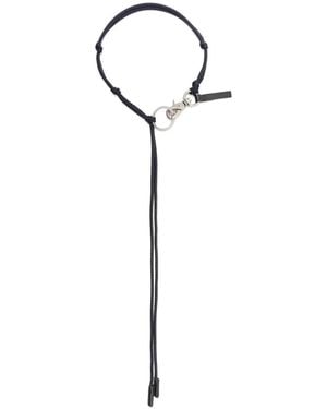 Our Legacy Lizard Cord Necklace - White