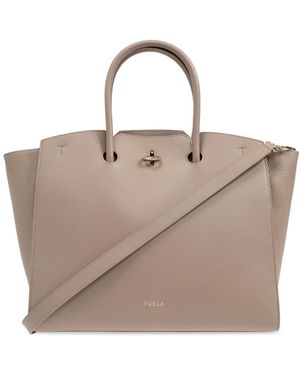 Furla Genesi Tote Bag - Natural