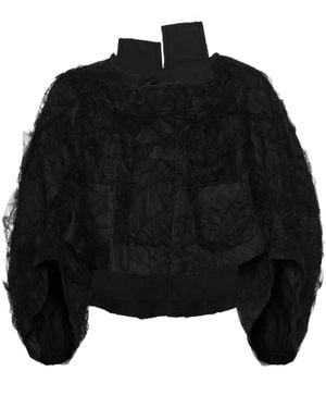 Comme des Garçons Cropped Jacket - Black
