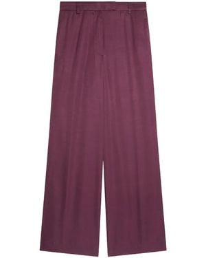 Dries Van Noten Wide-Leg Trousers - Purple