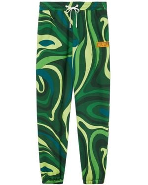 PUCCI Jogginghose mit Marmo-Print - Grün