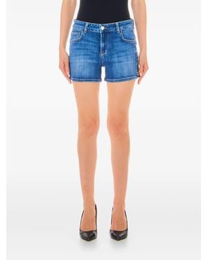 Liu Jo Denim Chains Shorts - Blue