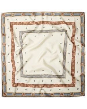 Versace Foulard Con Stampa - Neutro