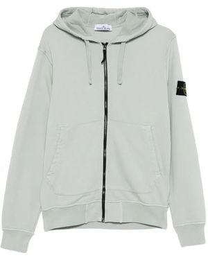Stone Island 6100061 Organic Cotton Fleece Sweatshirt - Grey