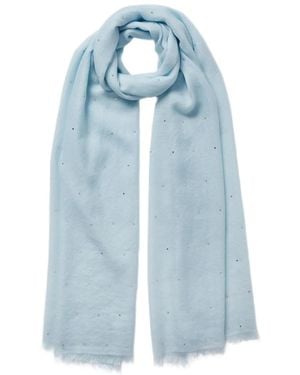 Jane Carr The Crystal Scarf - Blue