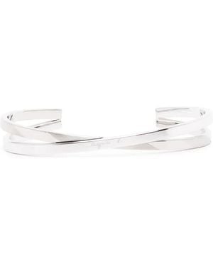 agnès b. Logo Couple Bangle - White