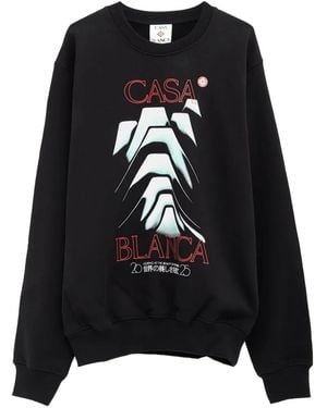 CASABLANCA Graphic-Print Sweatshirt - Black