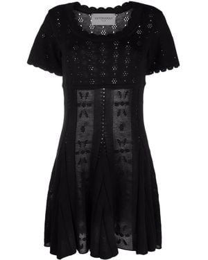 Viktor & Rolf Short-Sleeves Mini Dress - Black