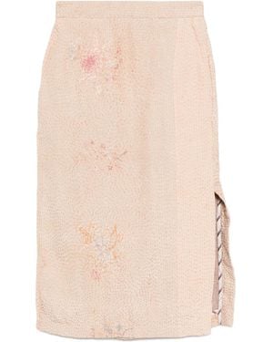 By Walid Jupe Piano Shawl Louisa - Neutre