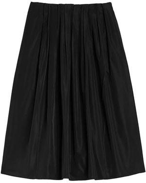 Jil Sander Pleated Skirt - Black