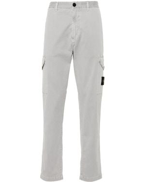 Stone Island Tapered-Leg Cargo Trousers - Grey