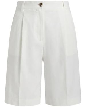Pinko Pleated Shorts - White