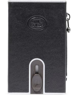 The Bridge Story Rfid-Protected Leather Cardholder - Gray
