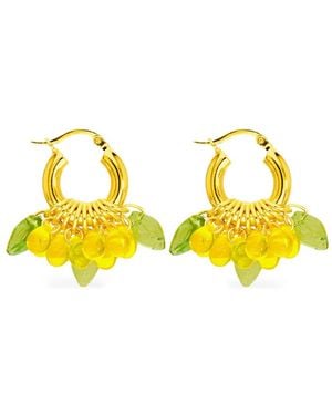 Annele Pendientes Baby Buttercup Mini - Amarillo