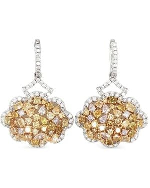 HYT Jewelry Diamond Drop Earrings - Metallic