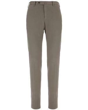 PT Torino Slim-Fit Tailored Pants - Gray