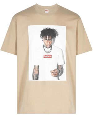 Supreme Nba Youngboy Cotton T-Shirt - Natural