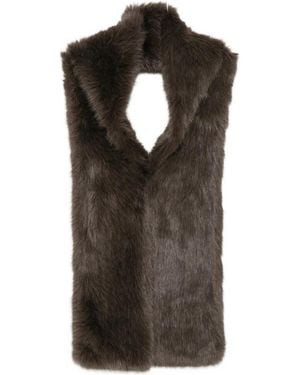 Betta Corradi Faux-Fur Scarf - Black
