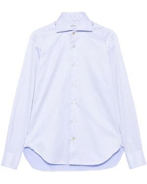 Kiton Long-Sleeve Button Shirt - White