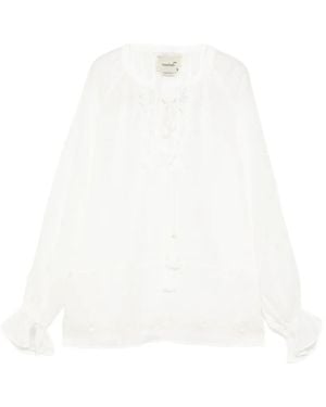 Bambah Audrey Bluse - Weiß