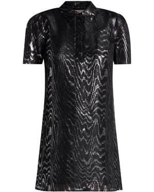 Michael Kors メタリック Tシャツワンピース - ブラック