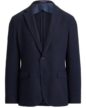 Ralph Lauren Single-Breasted Cashmere Blazer - Blue