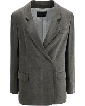 Giorgio Armani ダブルジャケット - グレー