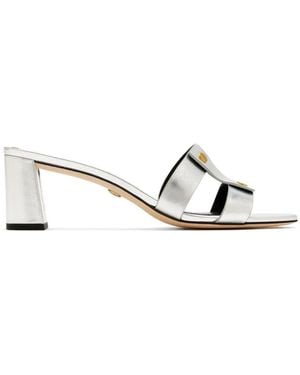 Veronica Beard Via Strap Sandals - White
