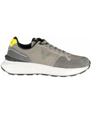 Avirex Baskets À Logo Imprimé - White