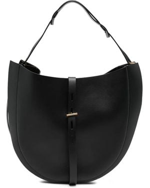 MINOBOSSI Liz Schultertasche Mit Knebelverschluss - Schwarz