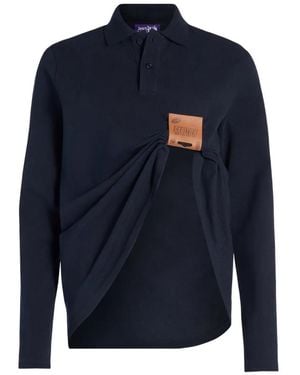 Jean Paul Gaultier Le Étiquette Polo Shirt - Blue