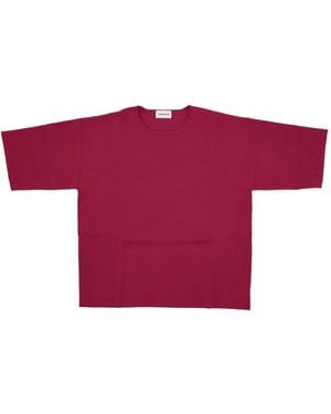P.A.R.O.S.H. Roma25 Cotton T-Shirt - Red