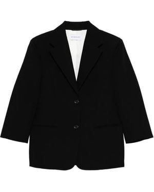 ジャケット Givenchy Black Wool Blend Oversize Blazer Givenchy Black Wool Blend Oversize Blazer – LOZURI®