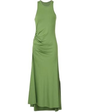 Victoria Beckham ギャザーディテール ドレス - グリーン