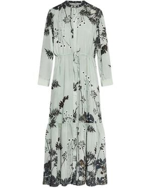 Munthe Bernadette Floral-Print Dress - Grey