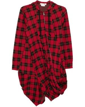 Comme des Garçons Plaid Dress - Red