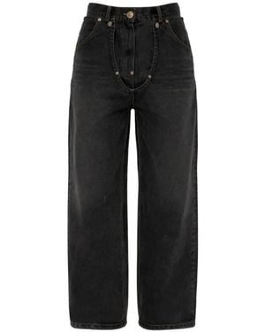 Pushbutton Verzierte Jeans - Schwarz