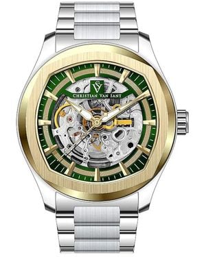Christian Van Sant Romeo Skeleton 42Mm Watch - Grey
