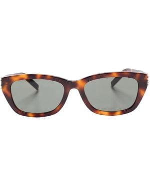 Saint Laurent Logo Sunglasses - Grey
