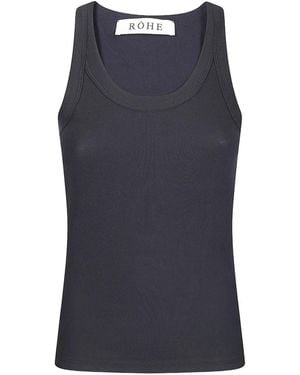 Rohe Scoop Neck Vest - Blue