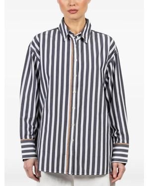 Xirena Gillian Striped Shirt - Blue