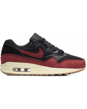 Nike Air Max 1 Essential Lace-Up Trainers - Black