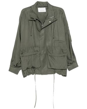 Frankie Shop Breya Fluid Jacket - Green