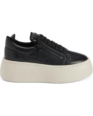 Giuseppe Zanotti Gz94 Maxi Platform Trainers - Black