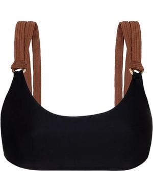 Lenny Niemeyer Braided-Strap Bikini Top - Black