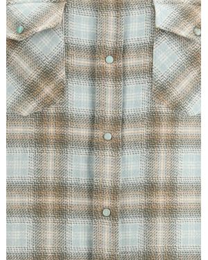 God's True Cashmere Checked-Pattern Shirt - White
