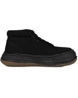 Maison Mihara Yasuhiro Oliver High-Top Sneakers - Black